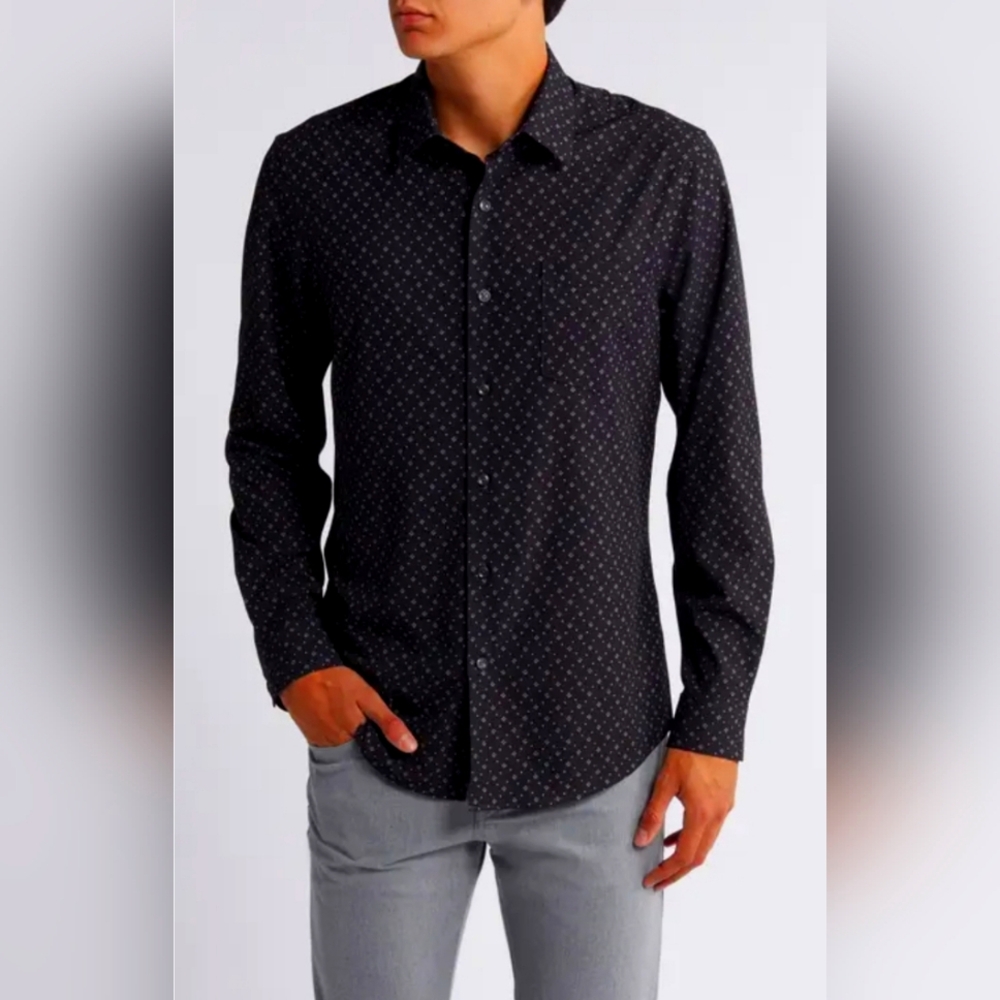Buttercloth Men's long sleeve button down shirt